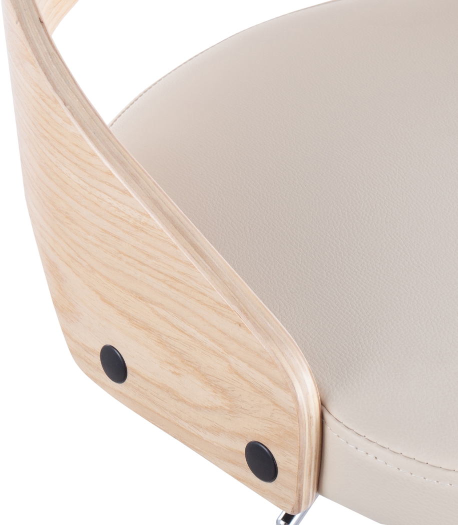 Congreve Natural Adjustable Swivel Barstool - Thumbnail - Image 9