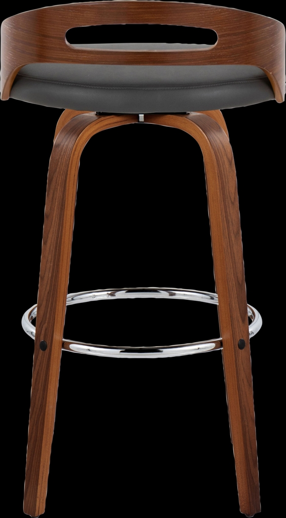 Congreve V Gray Swivel Barstool, Set of 2 - Thumbnail - Image 9