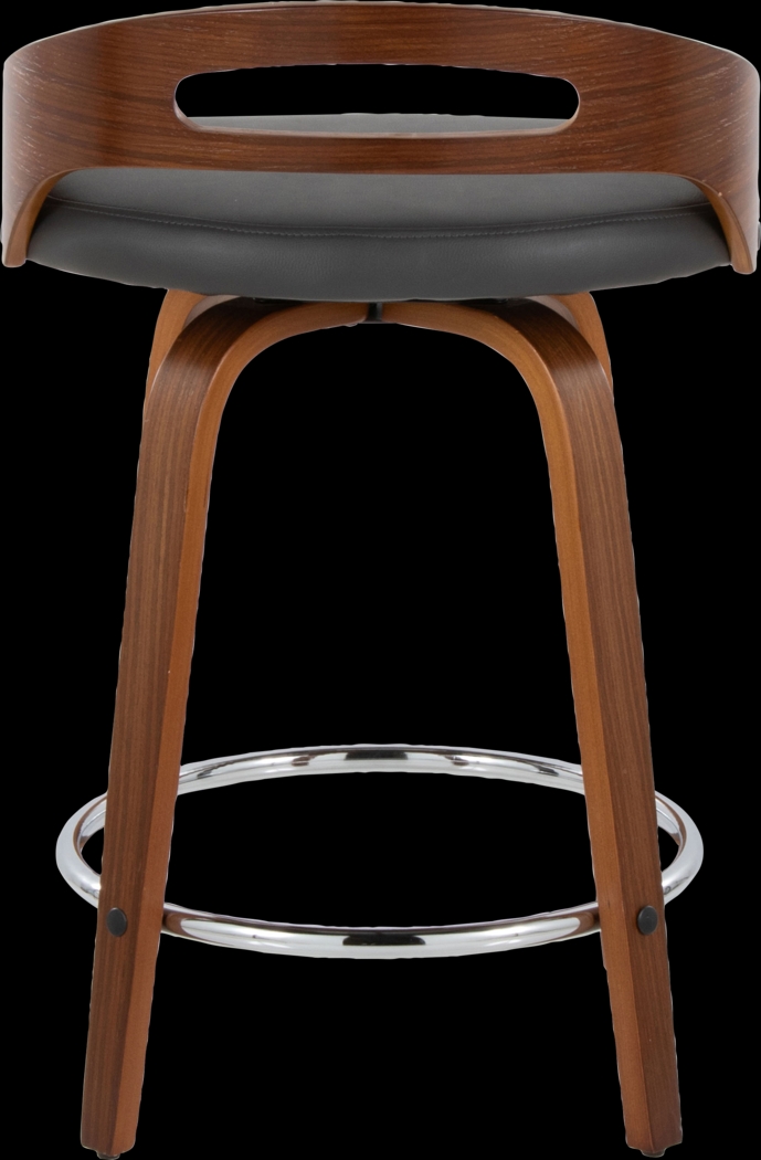Congreve V Gray Swivel Counter Height Stool, Set of 2 - Thumbnail - Image 9