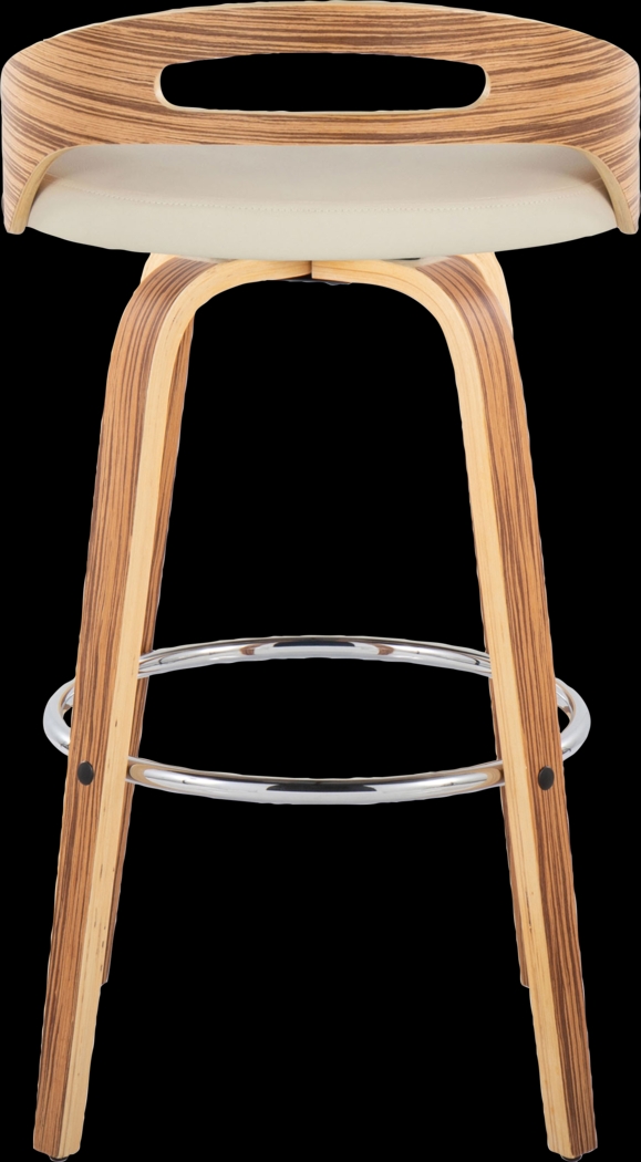 Congreve VI Cream Swivel Barstool, Set of 2 - Thumbnail - Image 9