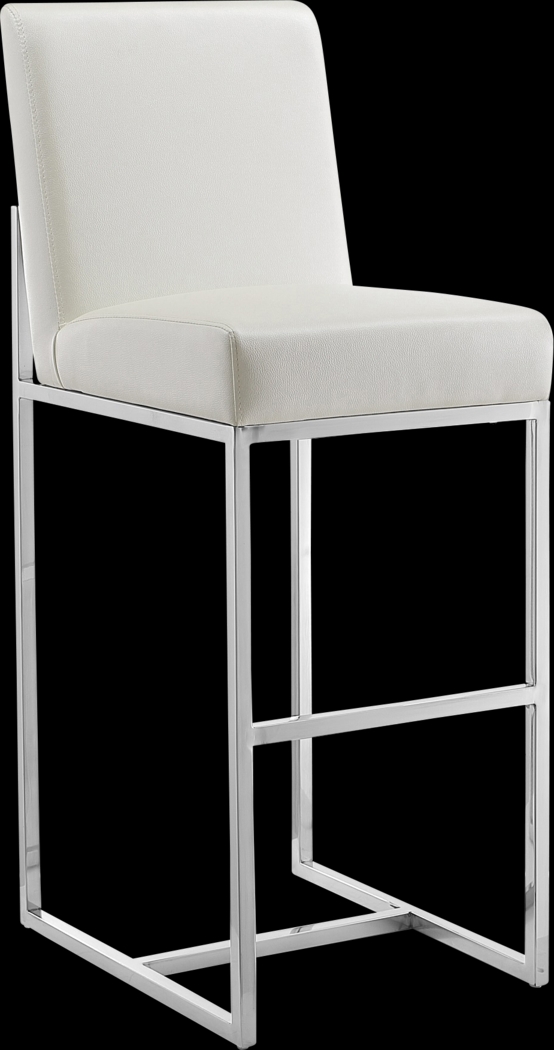 Congreve White Barstool - Thumbnail - Image 1