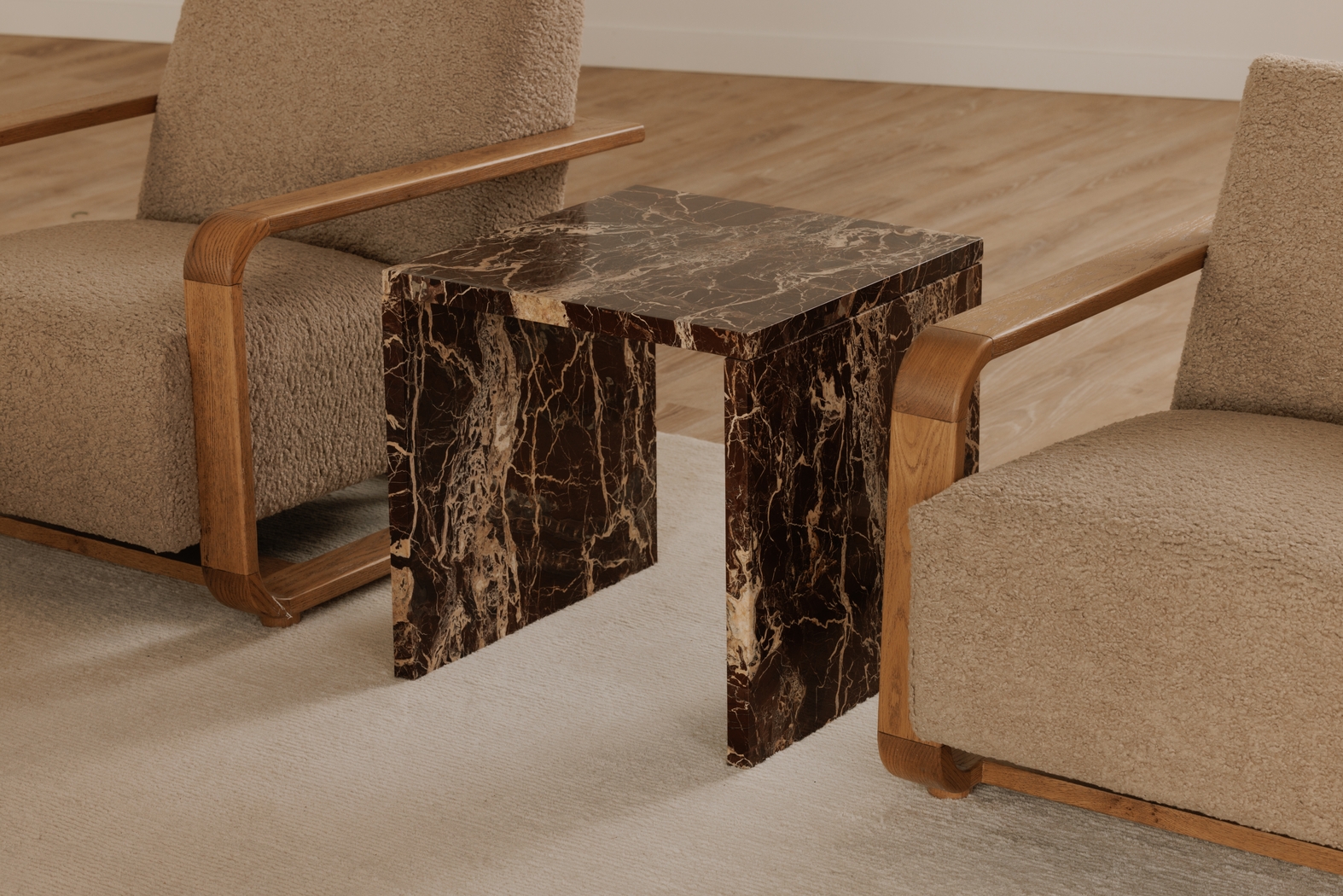 Conii Red Accent Table - Thumbnail - Image 2