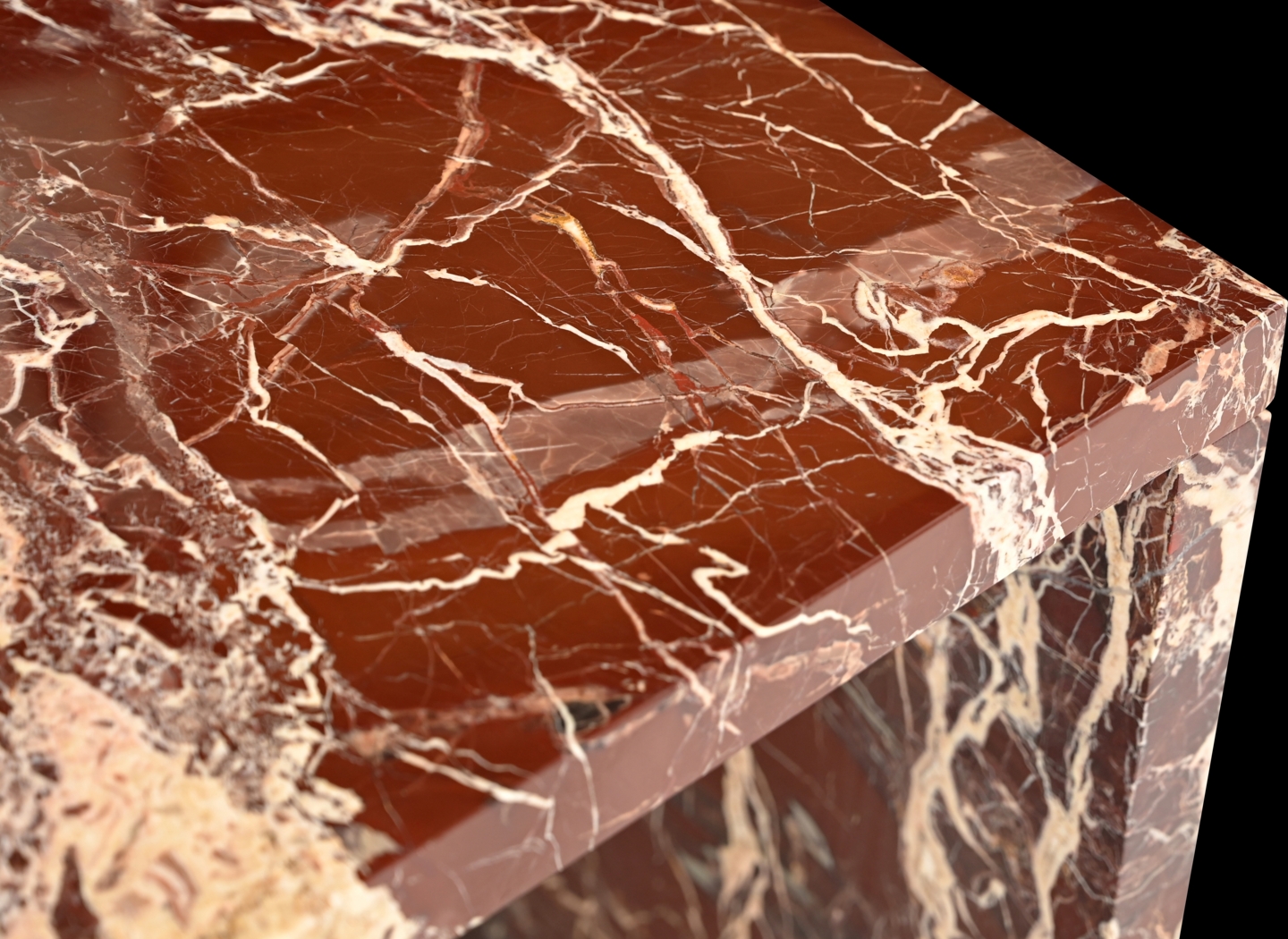 Conii Red Accent Table - Thumbnail - Image 4