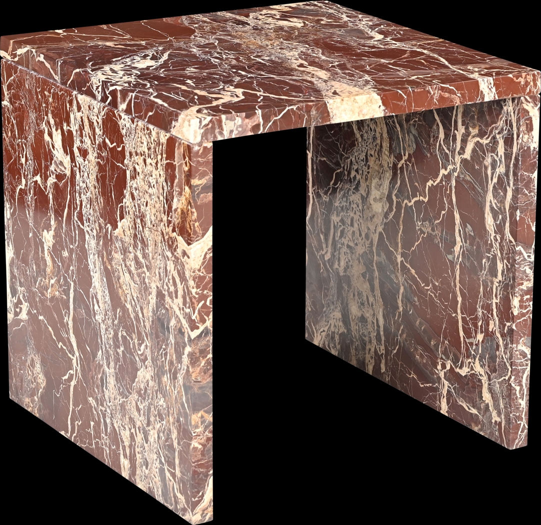 Conii Red Accent Table - Thumbnail - Image 7