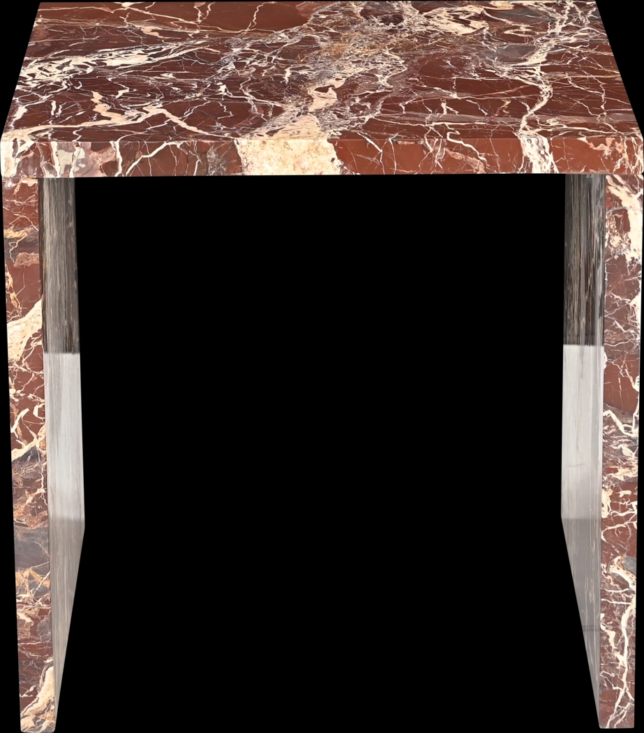 Conii Red Accent Table - Thumbnail - Image 1