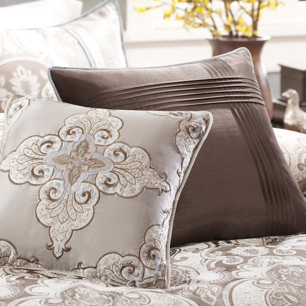 Conley Blue 7 Pc King Comforter Set - Thumbnail - Image 3