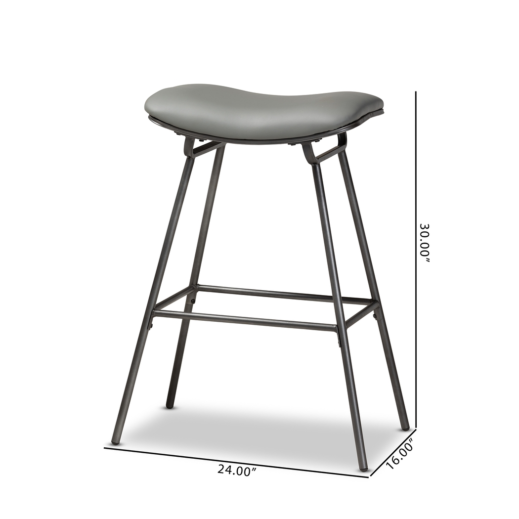 Connestee Gray Bar Stool, Set of 2 - Thumbnail - Image 8