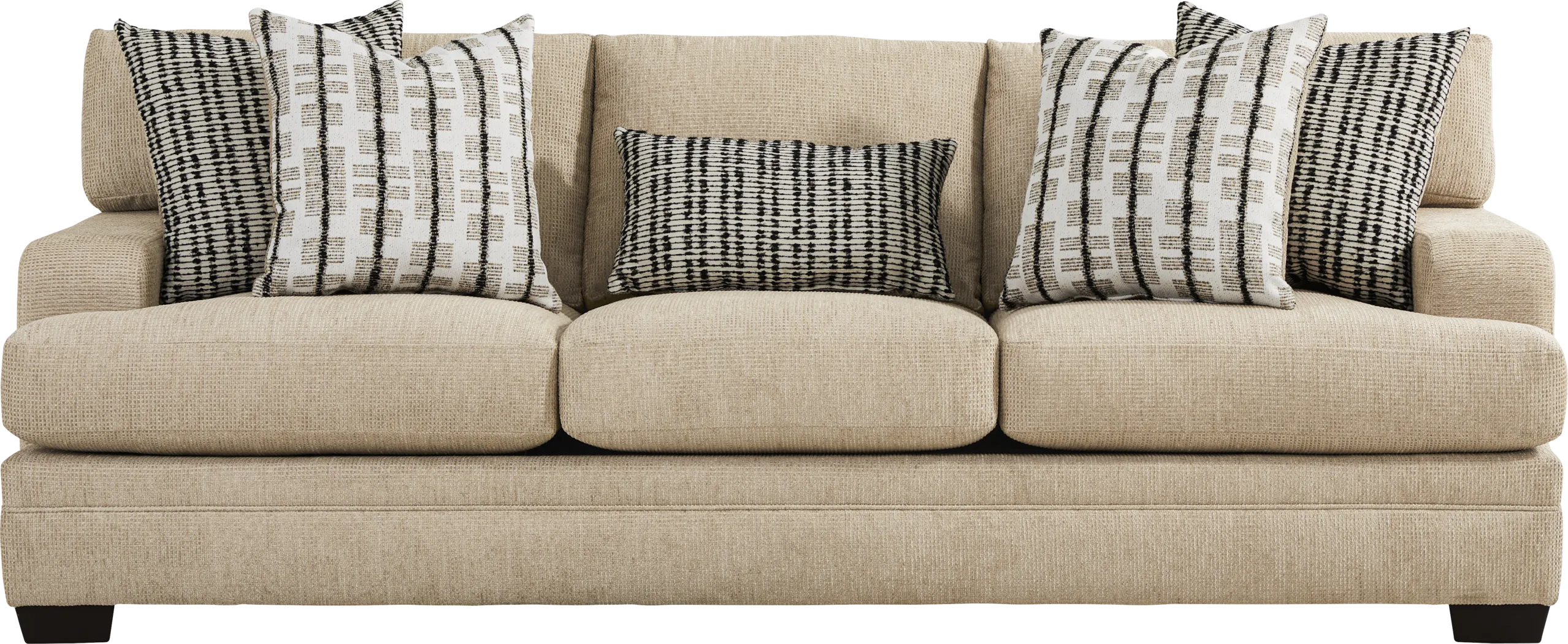Conover Street Beige Gel Foam Sleeper Sofa - Thumbnail - Image 1
