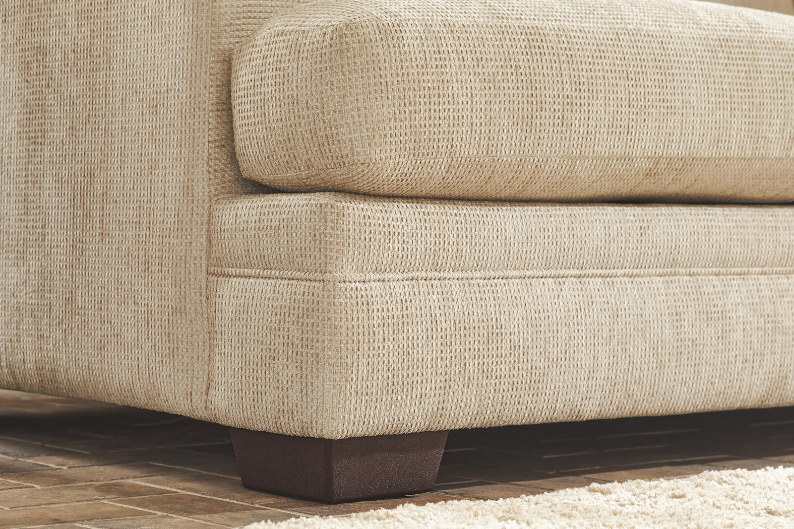 Conover Street Beige Loveseat - Thumbnail - Image 2