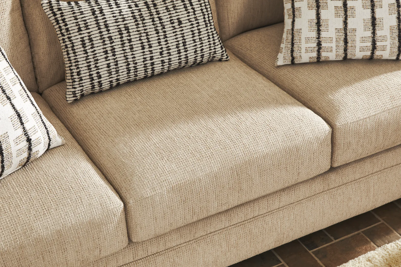 Conover Street Beige 7 Pc Living Room with Sleeper Sofa - Thumbnail - Image 6