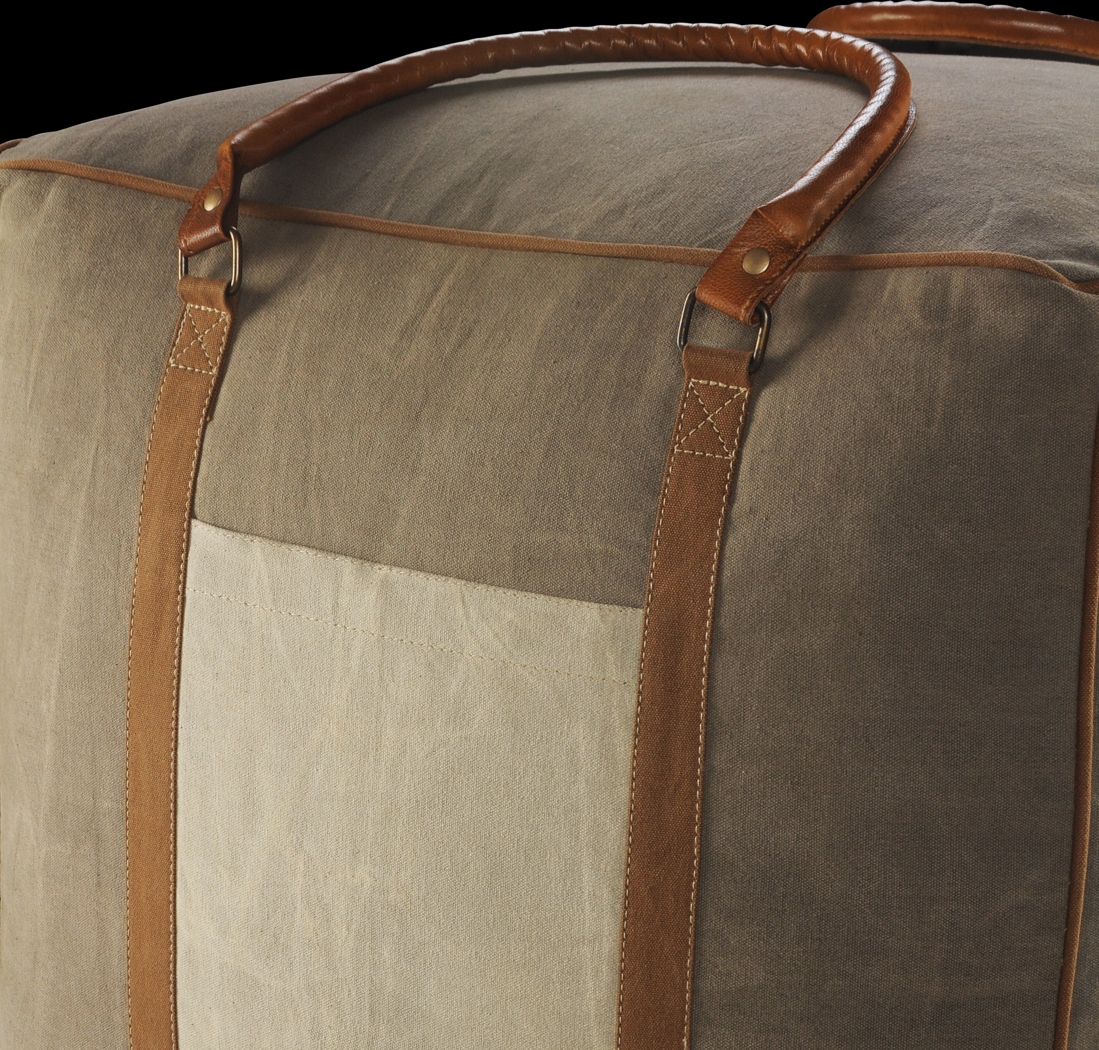 Constella Gray/Brown Pouf - Thumbnail - Image 7