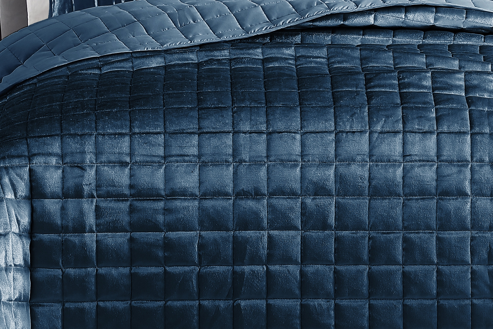 Constock Blue 3 Pc Queen Coverlet Set - Thumbnail - Image 2