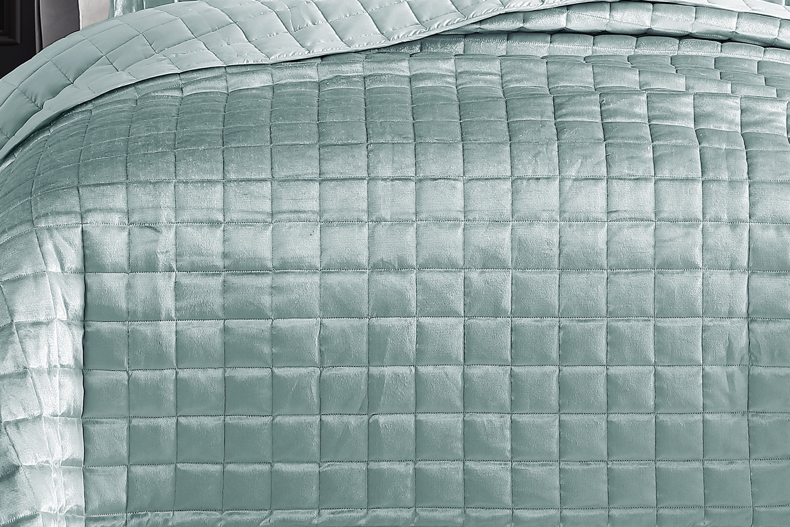 Constock Seafoam 3 Pc Queen Coverlet Set - Thumbnail - Image 2