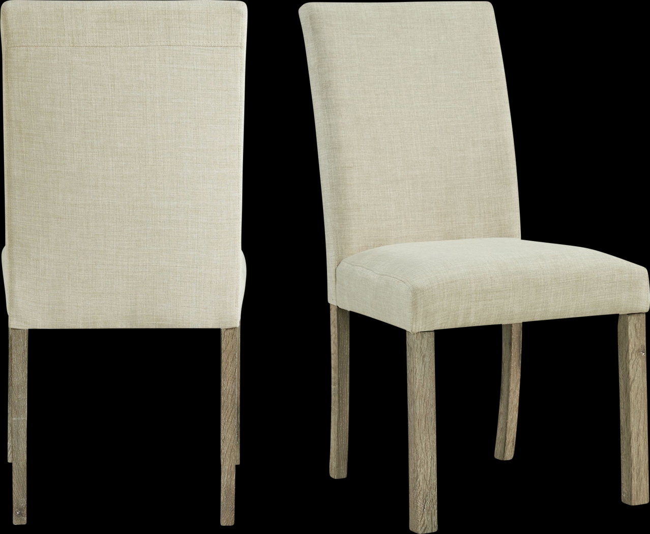 Convair Natural Side Chair Set - Thumbnail - Image 1