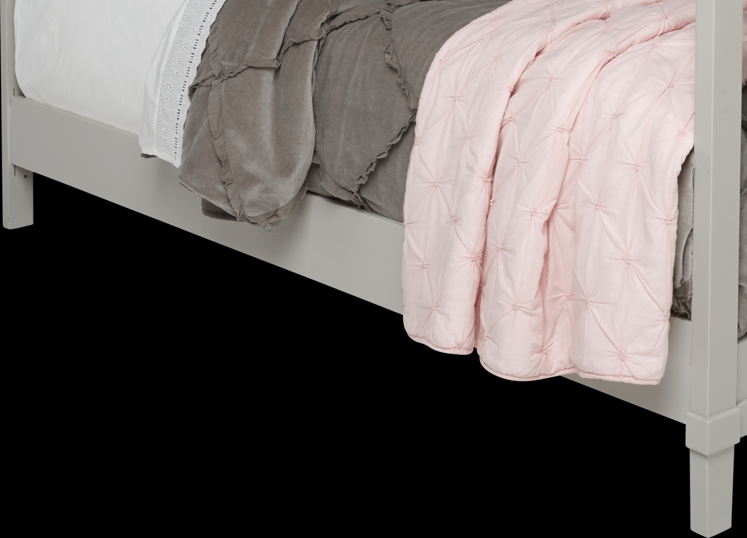 Jaclyn Place Gray 6 Pc Nursery with Toddler & Conversion Rails - Thumbnail - Image 6