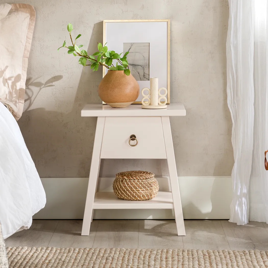Cookacre Ivory Nightstand - Thumbnail - Image 2