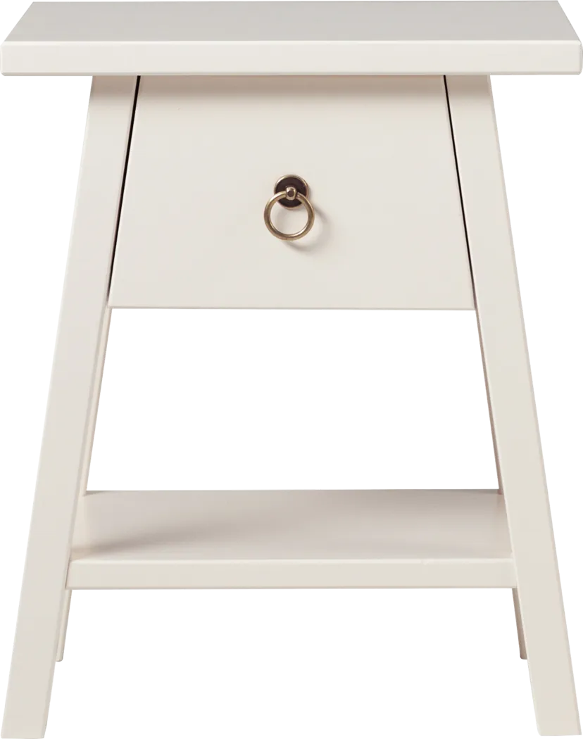 Cookacre Ivory Nightstand - Thumbnail - Image 1