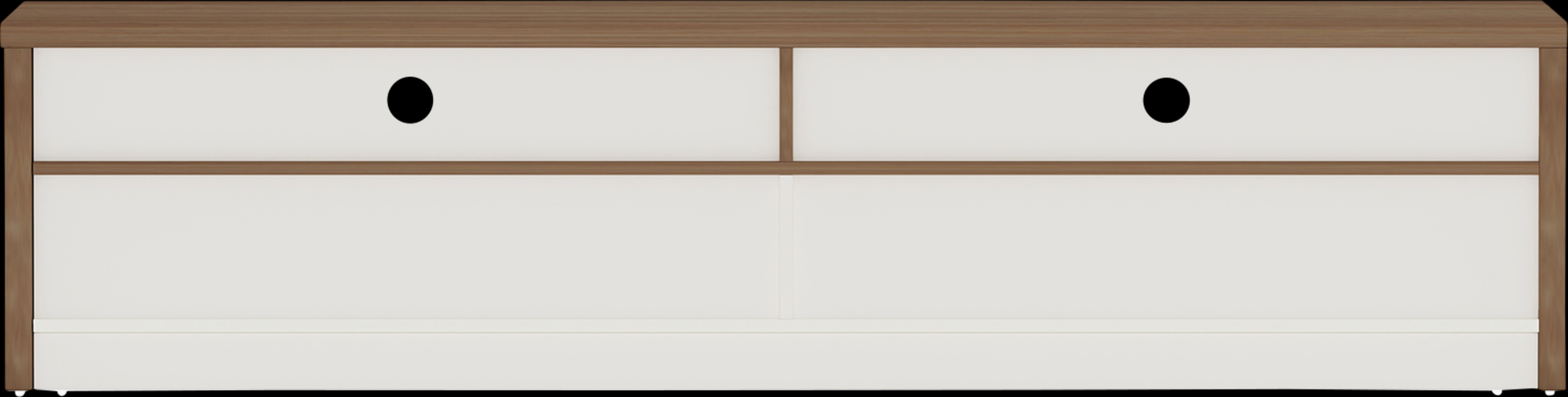 Coolcreek Brown and Off-White 70 in. Console - Thumbnail - Image 8