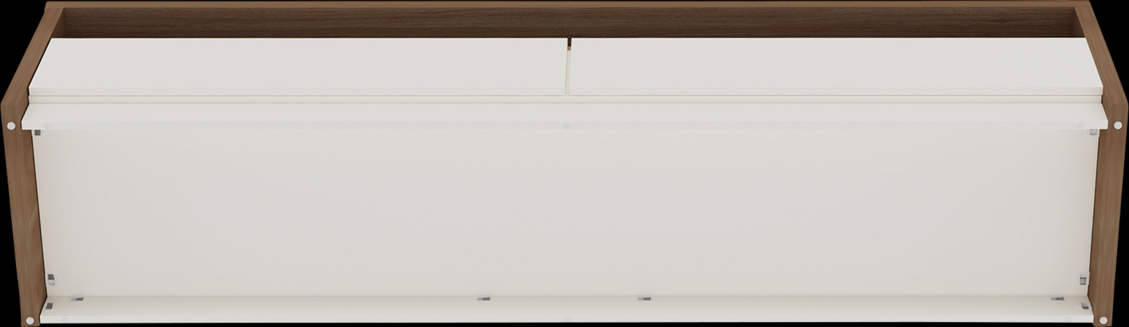 Coolcreek Brown and Off-White 70 in. Console - Thumbnail - Image 10