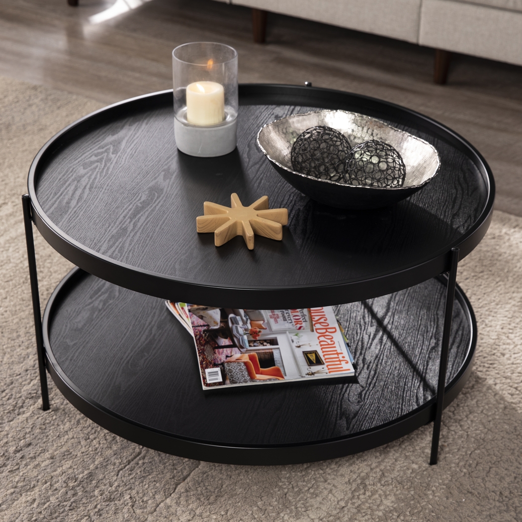 Coolfont Court Black Cocktail Table - Thumbnail - Image 3