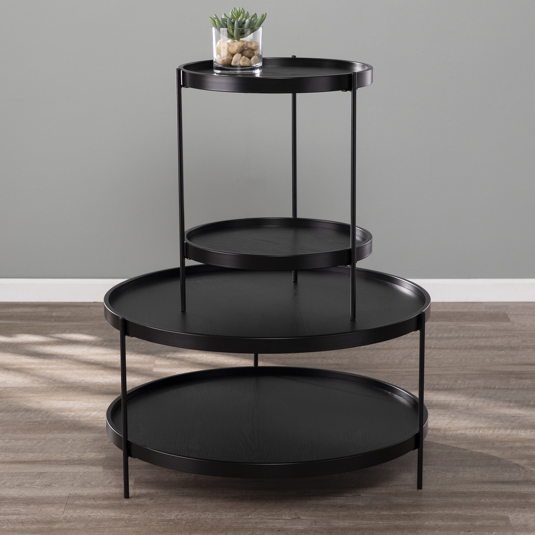 Coolfont Court Black Cocktail Table - Thumbnail - Image 4