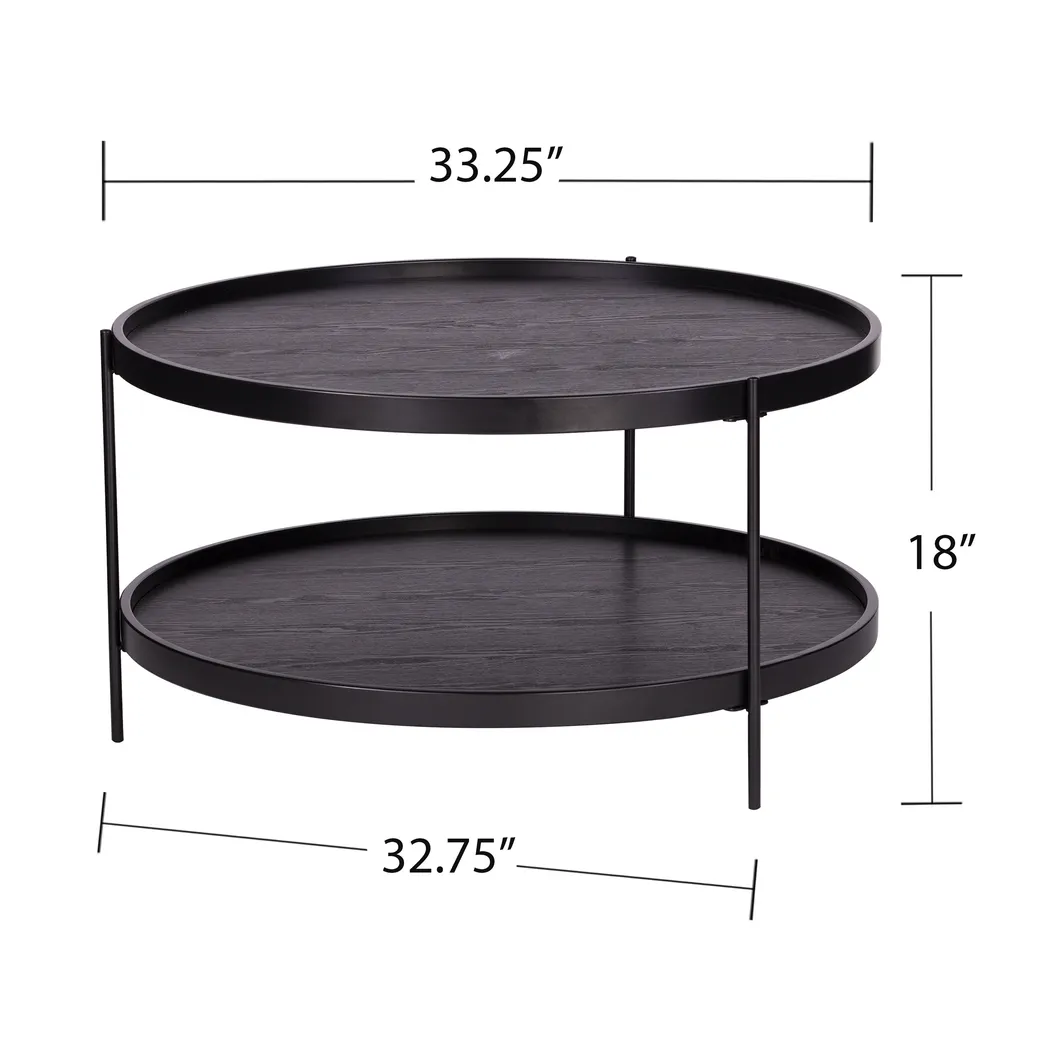 Coolfont Court Black Cocktail Table - Image 5