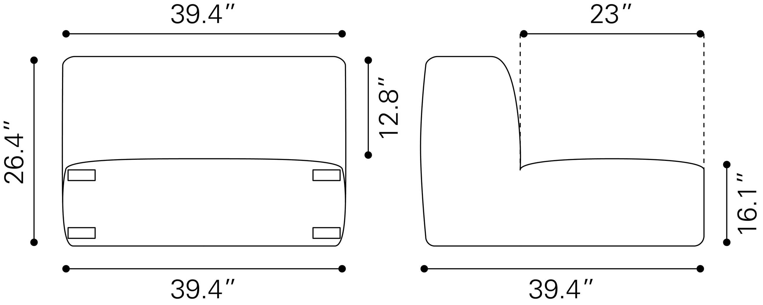 Coolibar Gray Settee - Thumbnail - Image 14