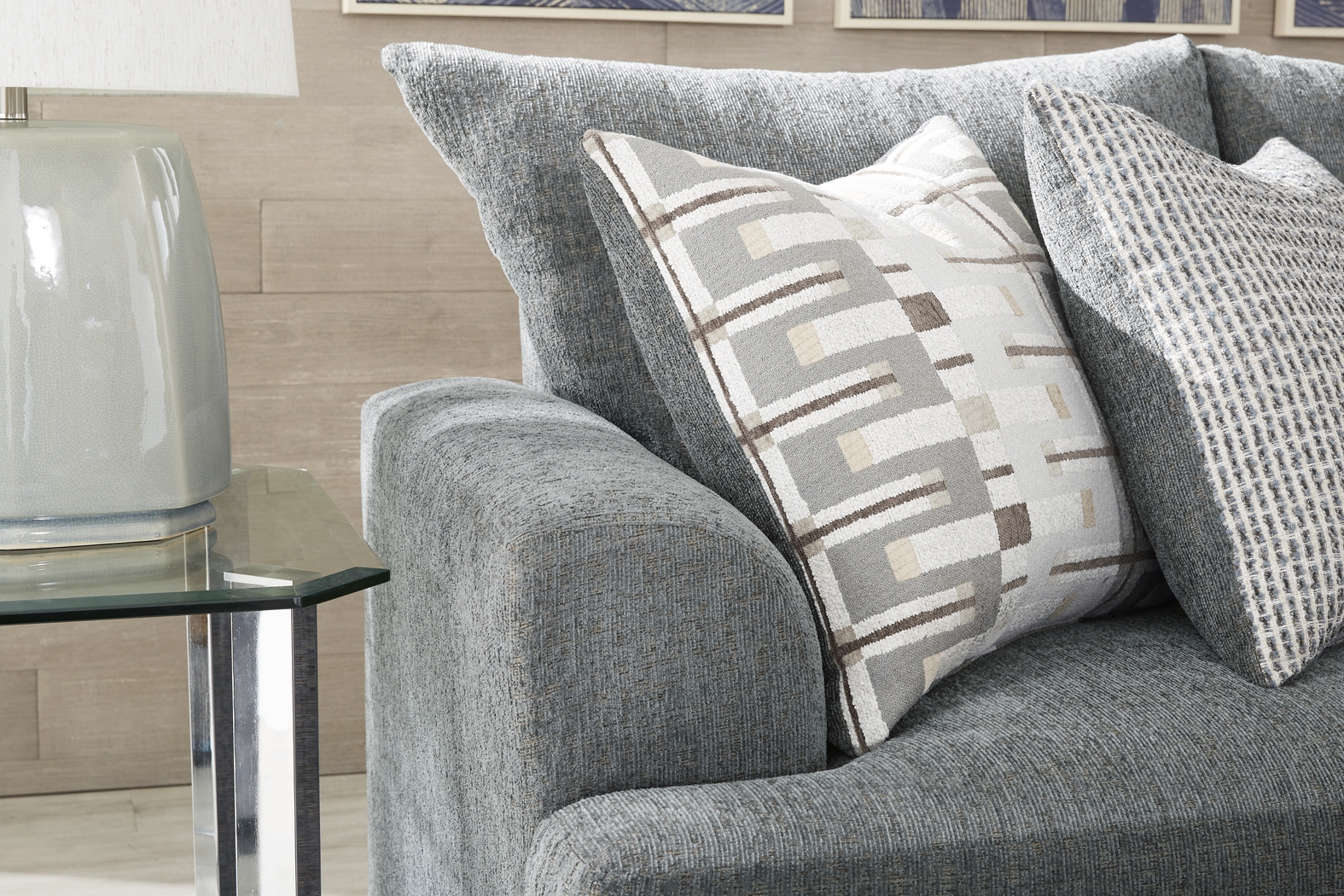 Cooper Blue Loveseat - Thumbnail - Image 3