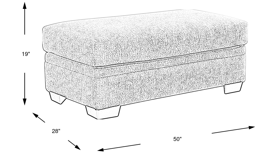 Dimension Image. Please refer to the Dimension Tab on this page for dimension details.