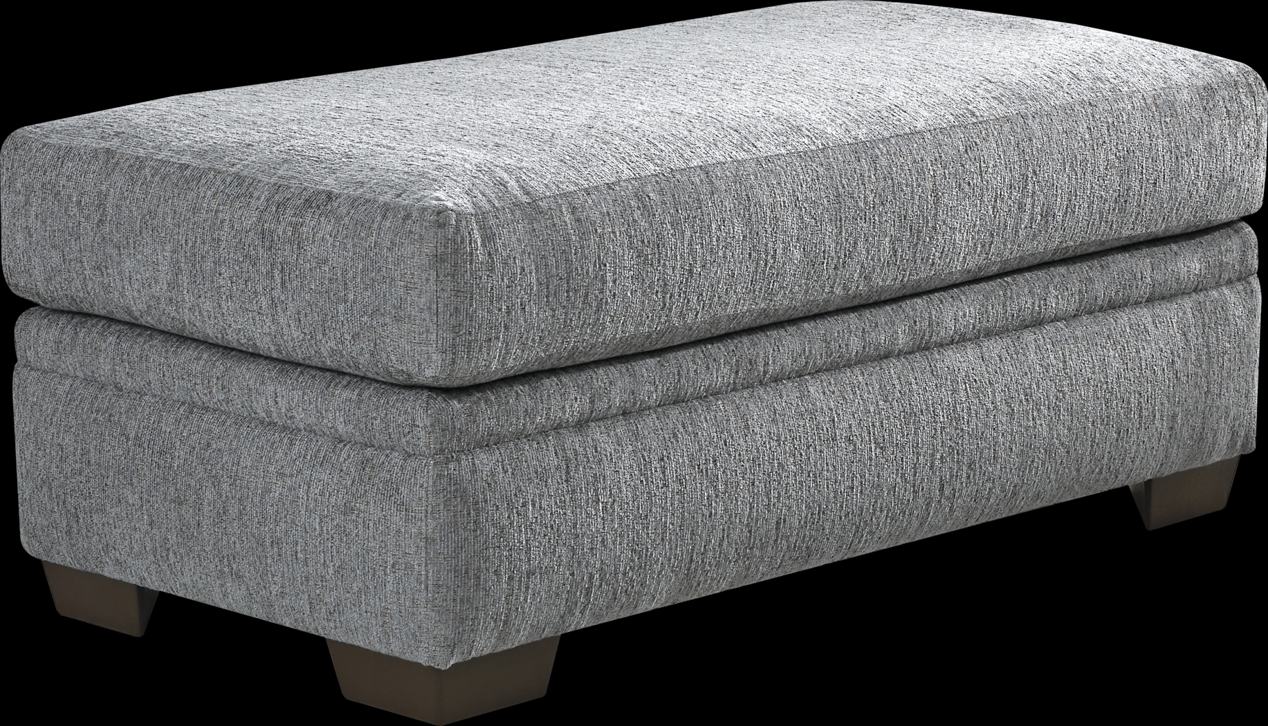 Cooper Blue Ottoman - Thumbnail - Image 1