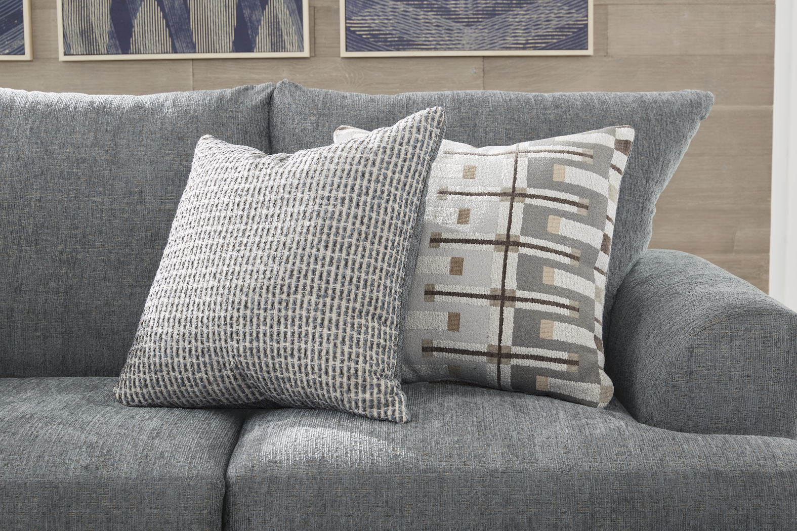 Cooper Blue 7 Pc Living Room - Thumbnail - Image 4