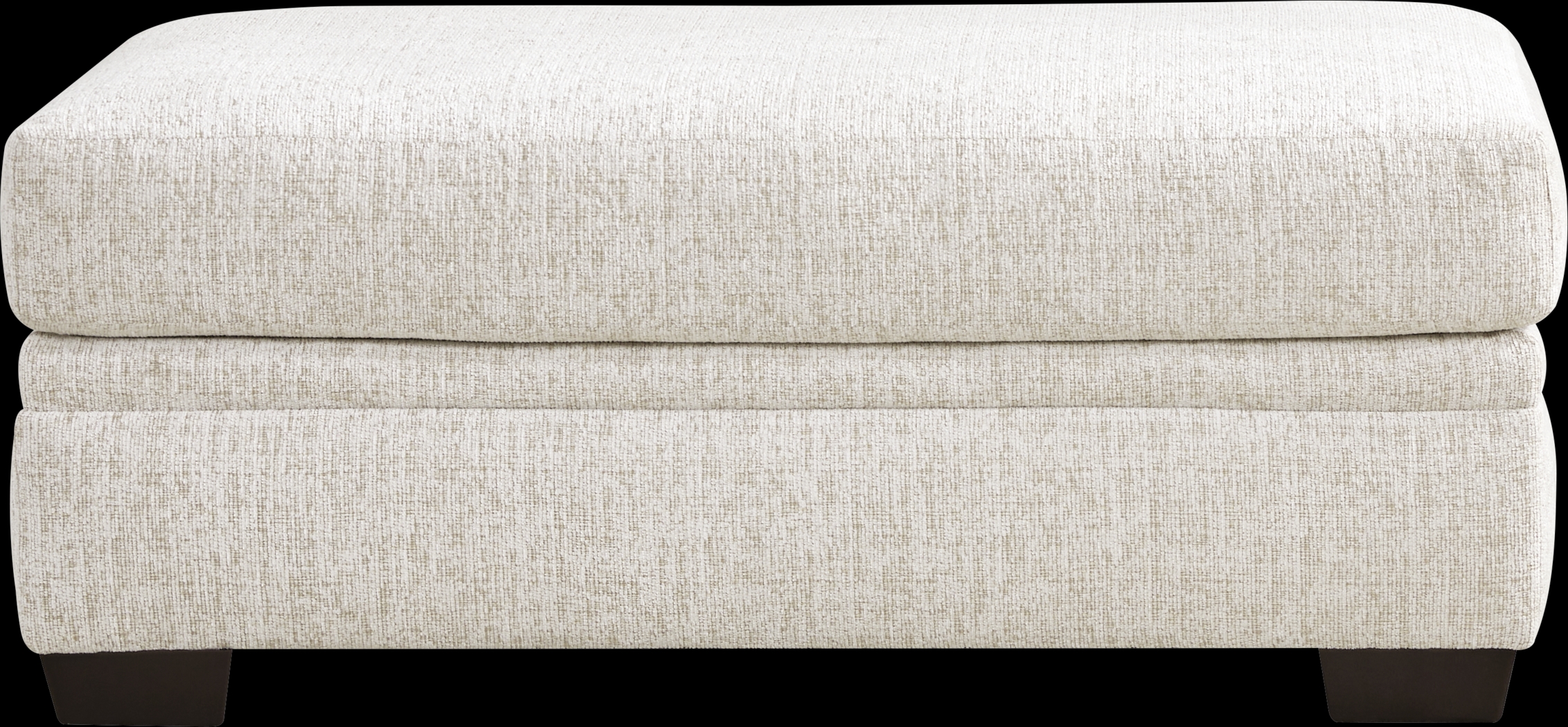 Cooper White Ottoman - Thumbnail - Image 2