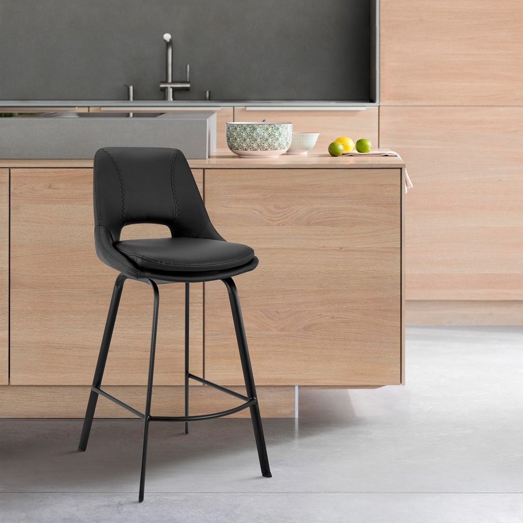 Cooperaine Black Counter Height Stool - Thumbnail - Image 8