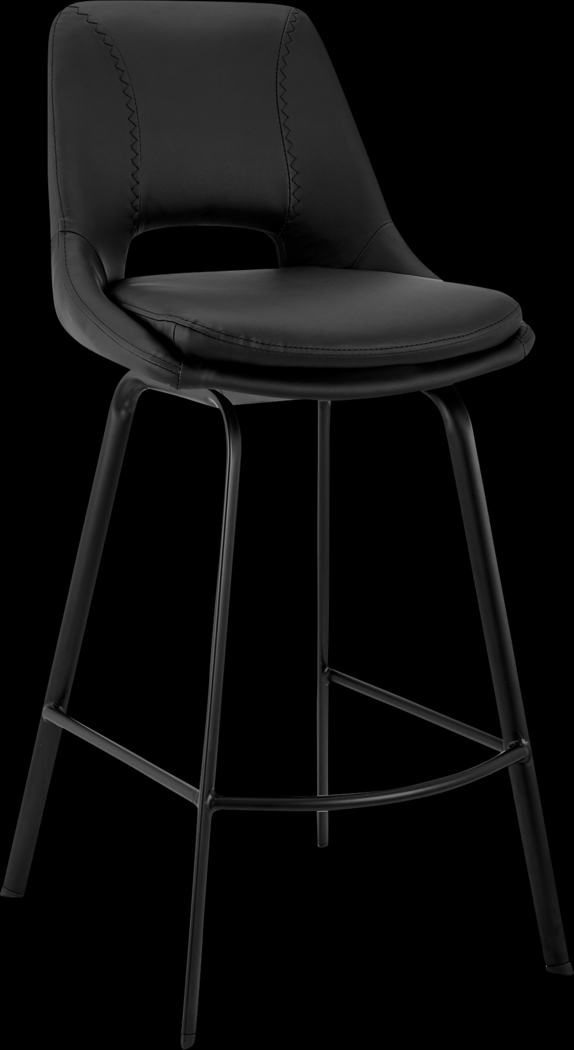 Cooperaine Black Counter Height Stool - Thumbnail - Image 1