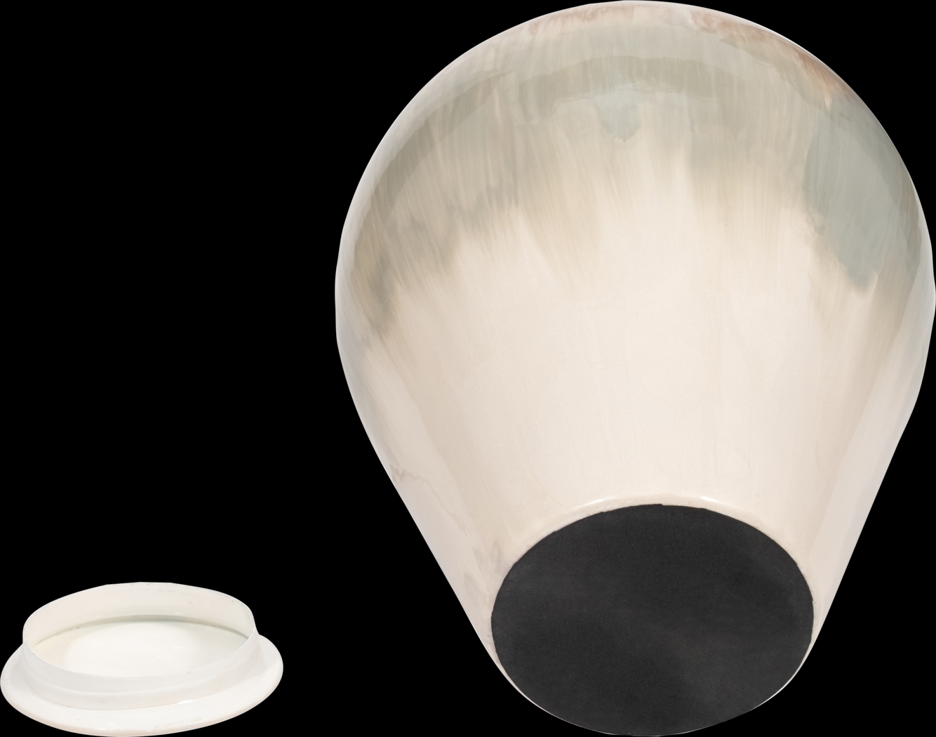 Coordova White 12 in. Vase - Thumbnail - Image 4