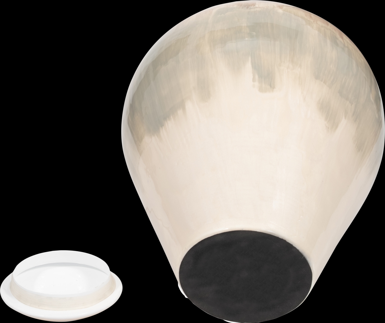 Coordova White 16 in. Vase - Thumbnail - Image 3