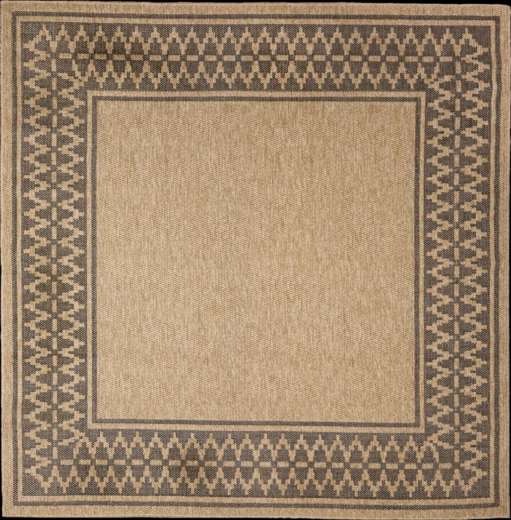 Coosaw Natural 7'10 Square Indoor/Outdoor Rug - Thumbnail - Image 1