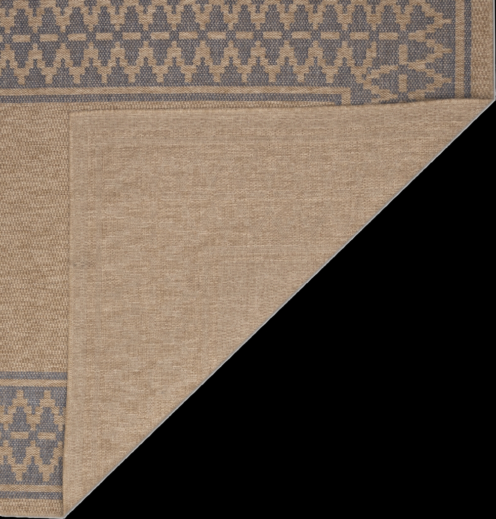 Coosaw Navy 6'6 x 9'4 Indoor/Outdoor Rug - Thumbnail - Image 3