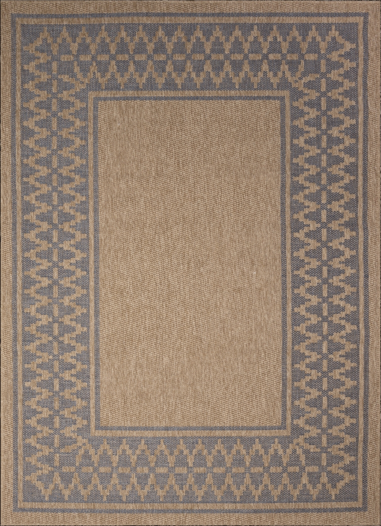 Coosaw Navy 7'10 x 9'10 Indoor/Outdoor Rug - Thumbnail - Image 1