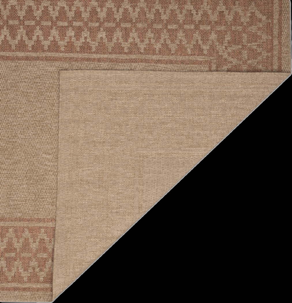 Coosaw Terracotta 7'10 Square Indoor/Outdoor Rug - Thumbnail - Image 3