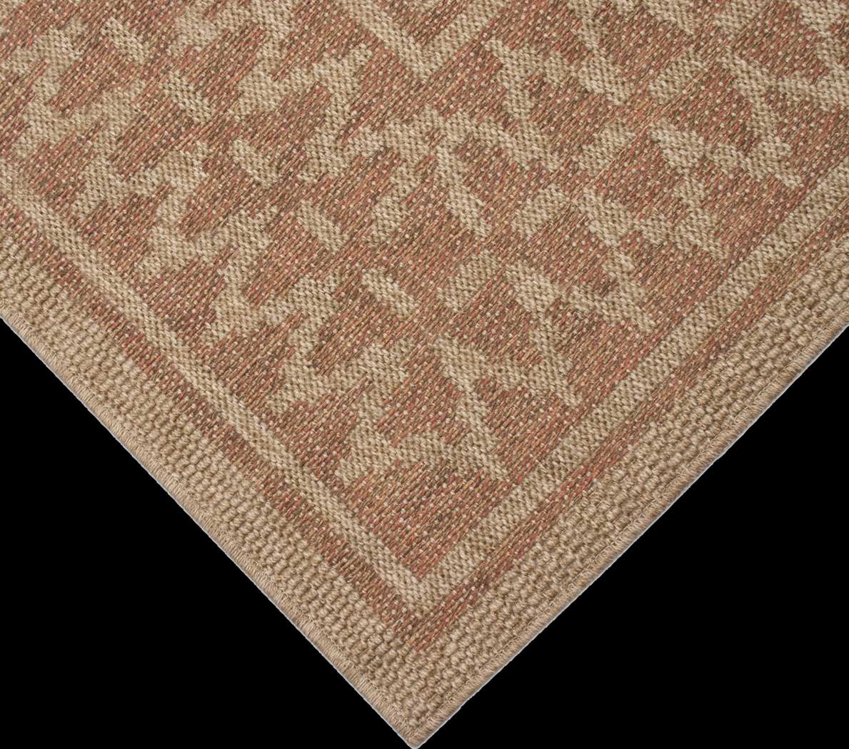 Coosaw Terracotta 7'10 Square Indoor/Outdoor Rug - Thumbnail - Image 6