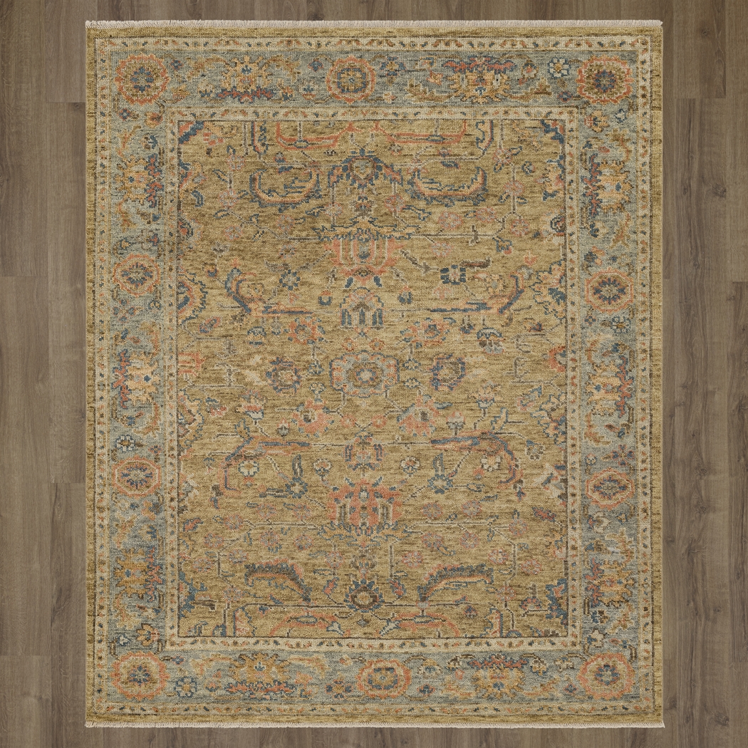 Copenelly Gold 8' x 10' Rug - Thumbnail - Image 8