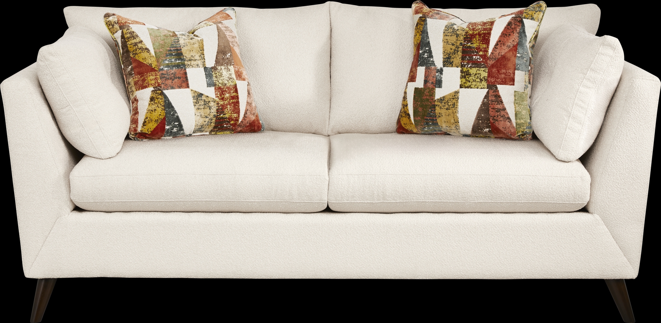 Copenhagen Ivory Loveseat - Thumbnail - Image 1