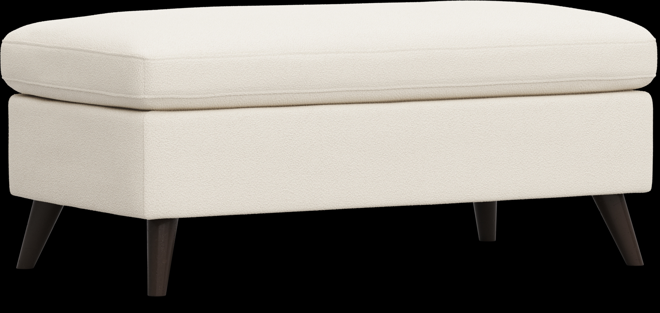 Copenhagen Ivory Ottoman - Thumbnail - Image 1