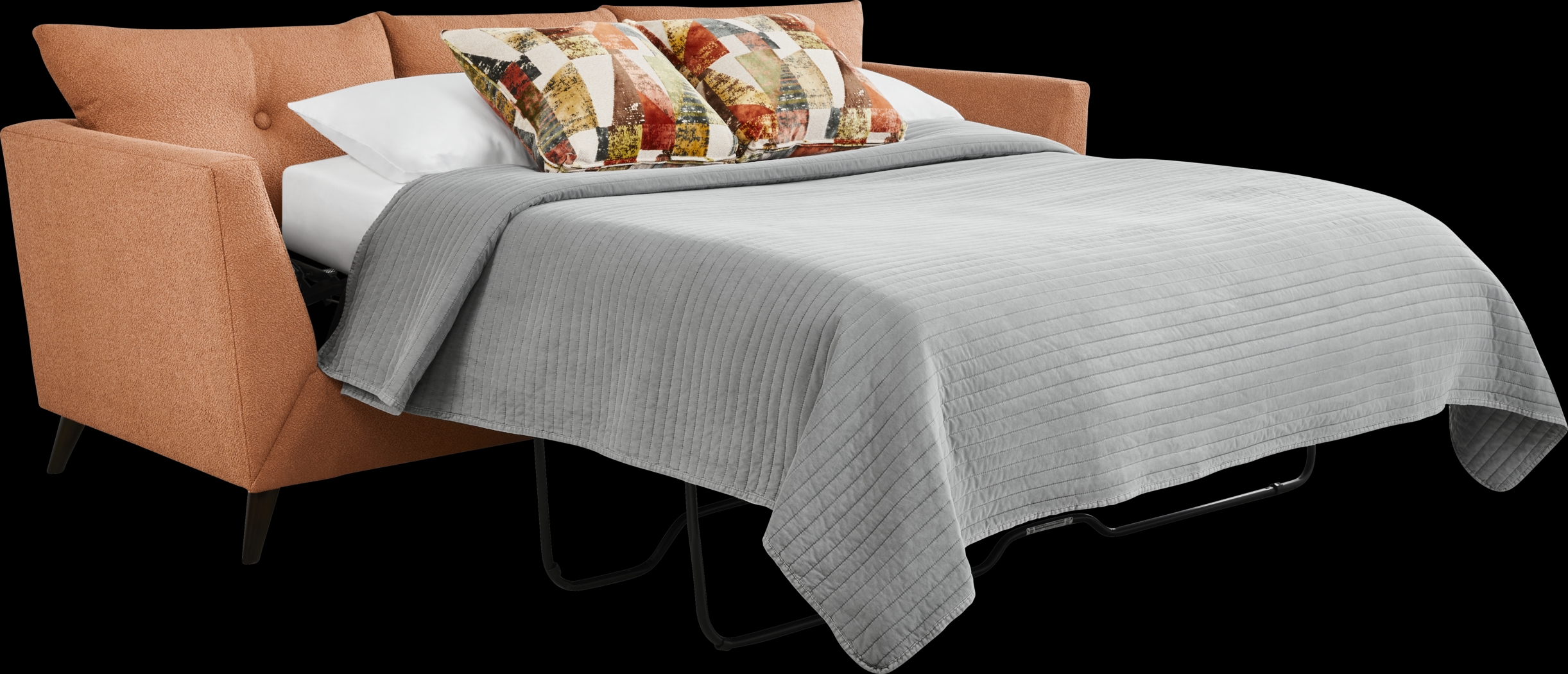 Copenhagen Terracotta Gel Foam Sleeper Sofa - Thumbnail - Image 2