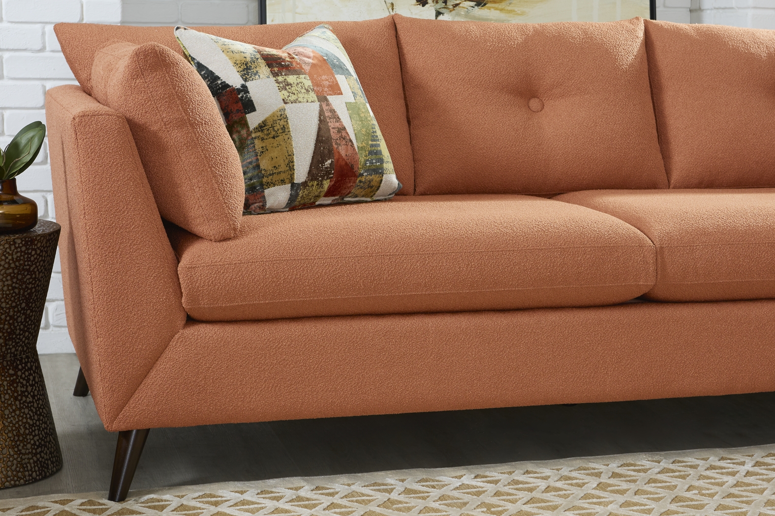 Copenhagen Terracotta Gel Foam Sleeper Sofa - Thumbnail - Image 4
