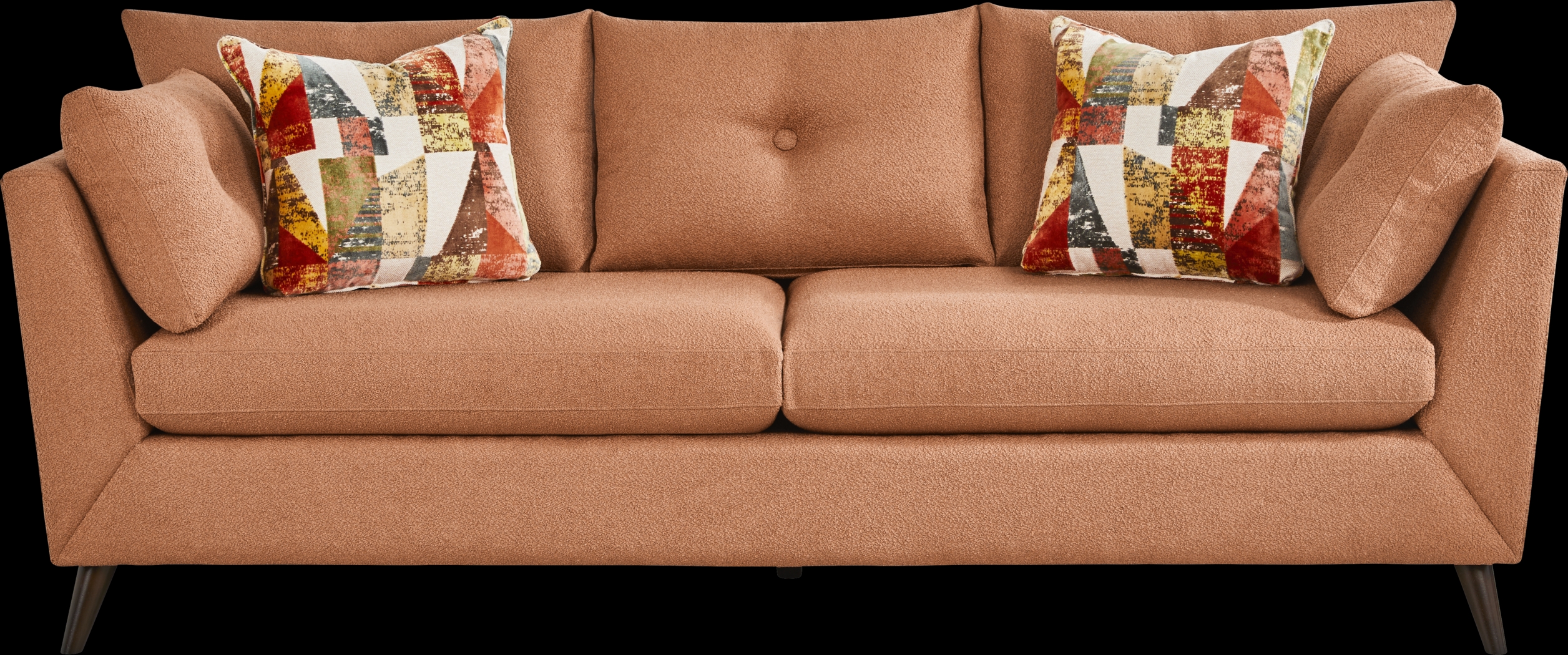 Copenhagen Terracotta 7 Pc Living Room with Sleeper Sofa - Thumbnail - Image 2