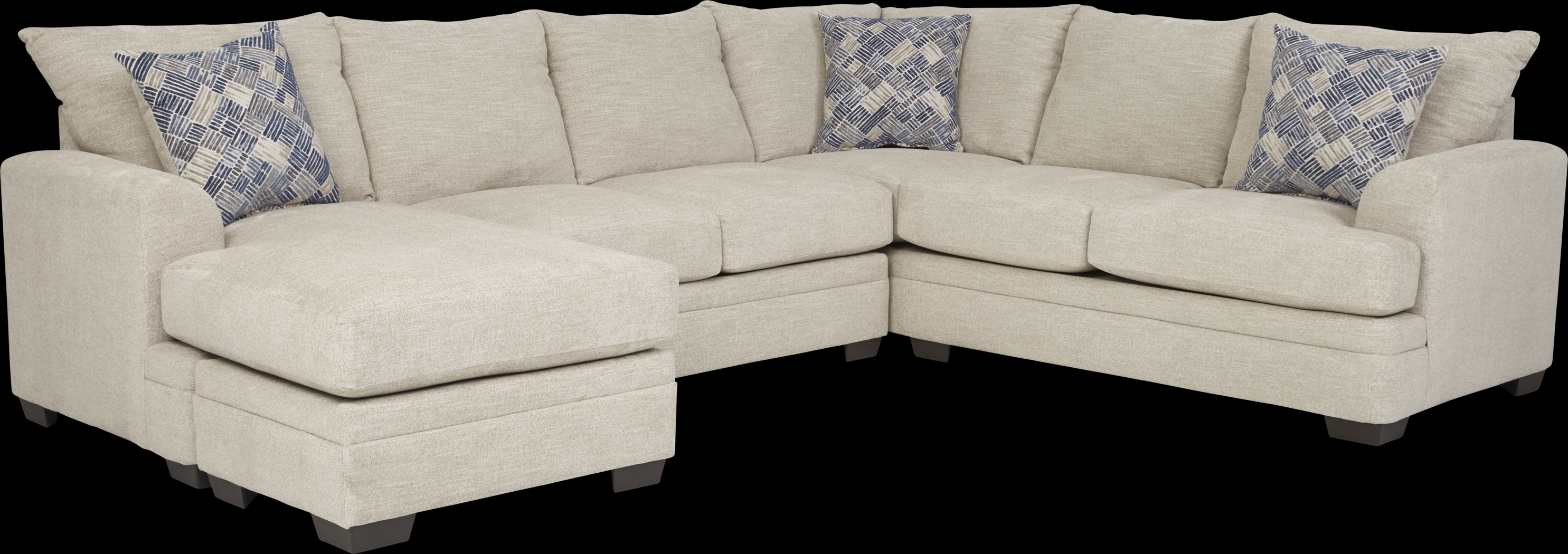 Copley Court Parchment 2 Pc Sleeper Sectional - Thumbnail - Image 1