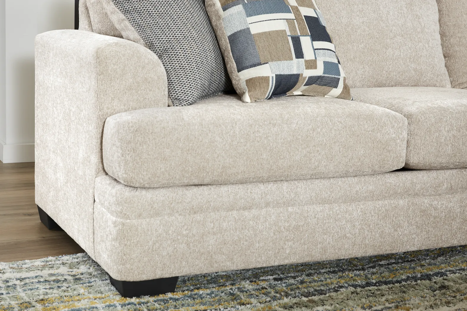 Copley Place Linen 3 Pc Sleeper Sectional Living Room - Thumbnail - Image 7