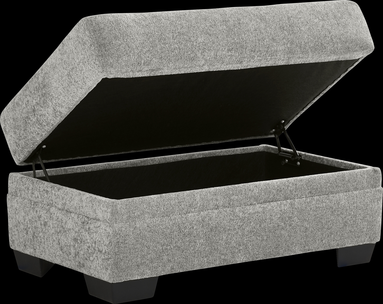 Copley Place Slate Storage Ottoman - Thumbnail - Image 2